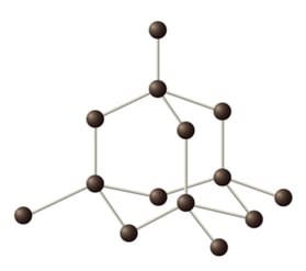 diamond-molecular-structure